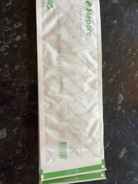 Photo of free Large mepore dressings 9x30 cm (Widcombe) #1