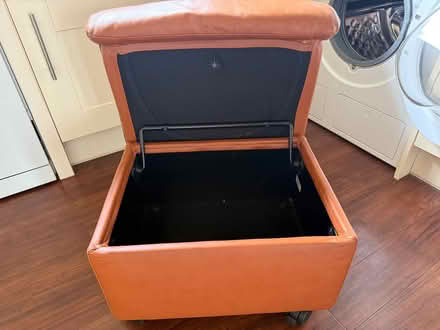 Photo of free Leather Ottoman (Knutsford) #2