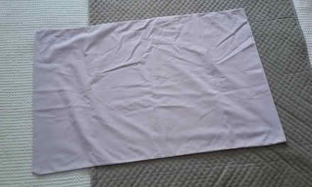 Photo of free 1 x pillow case (lilac) (Boughton Monchelsea ME17) #1