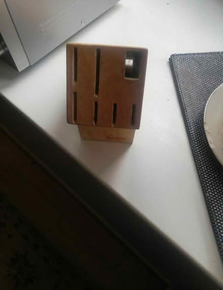 Photo of free Solid wood knife block (Chatham, ME5, Walderslade) #1