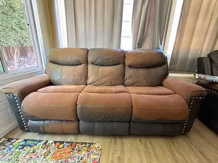 Photo of free electric loveseat and recliner (Spring valley) #4