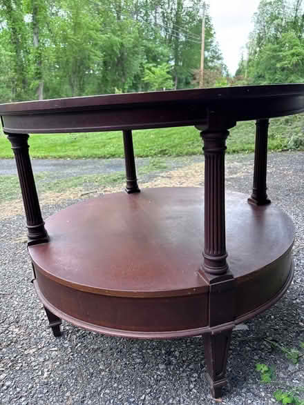 Photo of free Small round table (Hopewell jct, taconic & Rt 52) #2