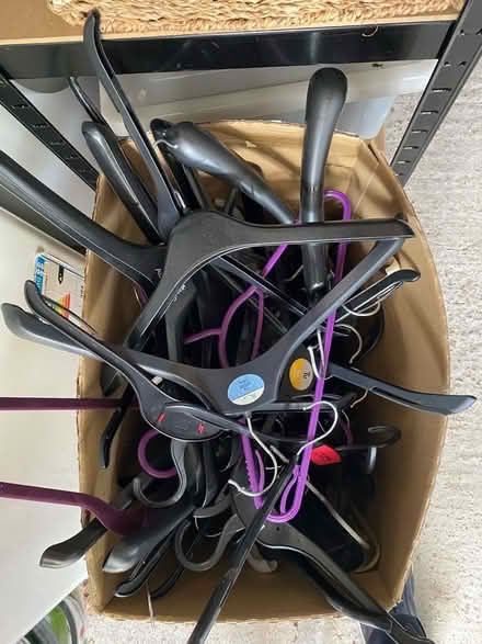 Photo of free Box plastic coat hangers (not metal) (Tivoli GL50) #1