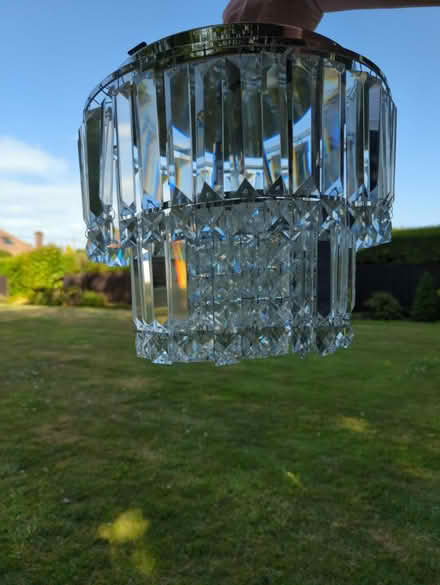 Photo of free 2no. Flush two tier glass pendents (Sarratt WD3 6AP) #1