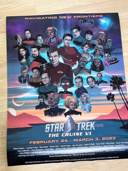 Photo of free Posters from Star Trek: The Cruise (Wolfe & Reed) #1