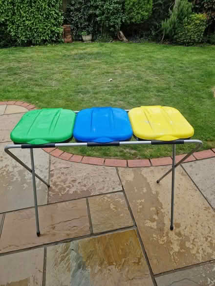 Photo of free Stand for three black rubbish bags (BH10) #1