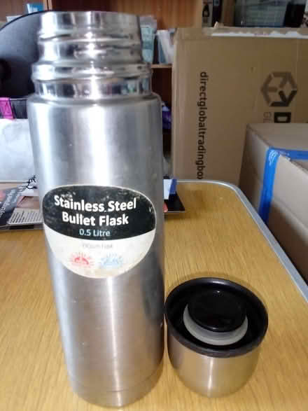 Photo of free Stainless steel bullet flask (Tonbridge) #1