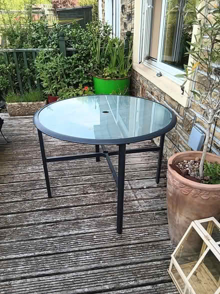 Photo of free Glass garden table (Baildon BD17) #1