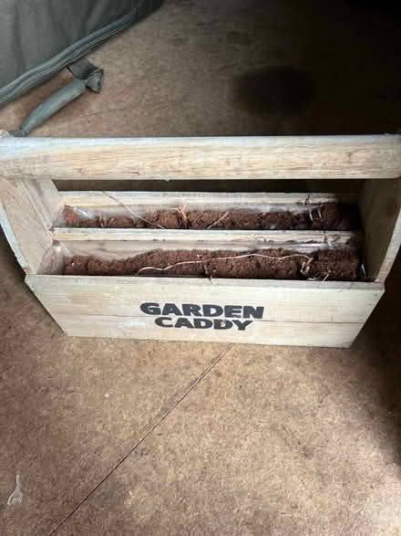 Photo of free Small wooden garden caddy (Ware SG12) #1