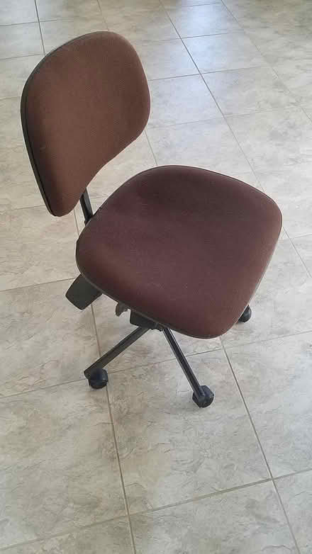 Photo of free Small Brown Desk Swivel Chair (Dunkirk, MD) #3