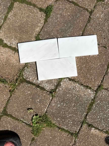 Photo of free Marble back splash tiles (Wayland (near Claypit Hill)) #1