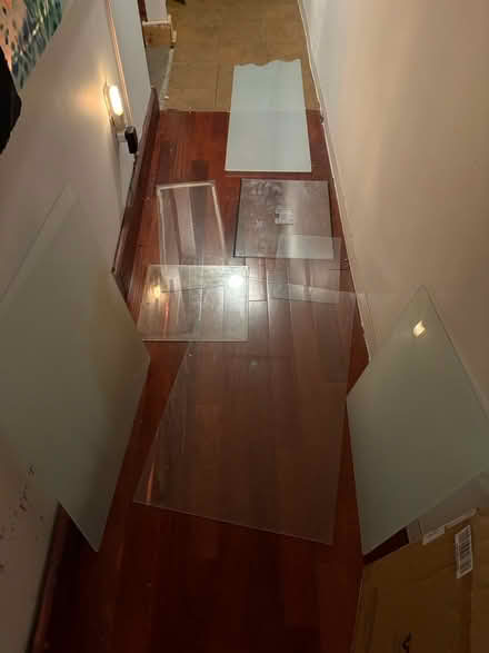 Photo of free Assorted glass and plexiglass (Columbia Heights) #1
