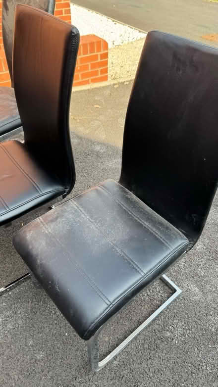 Photo of free 4 black chairs (Sy2) #2