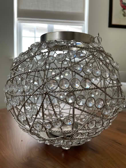 Photo of free Wire and glass decorative candle holder (Thames Ditton KT8) #2