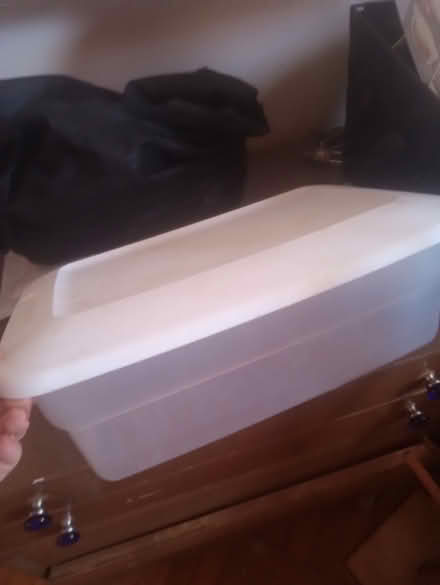 Photo of free Microwave, Toaster Oven, small bins (Kensington, Brooklyn) #3