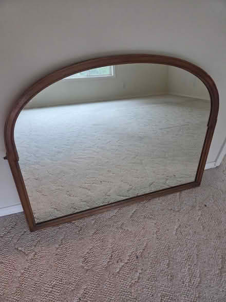 Photo of free Wooden framed mirror (Bull Mountain, Tigard) #1