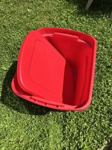 Photo of free 18gallon container with flaws #1