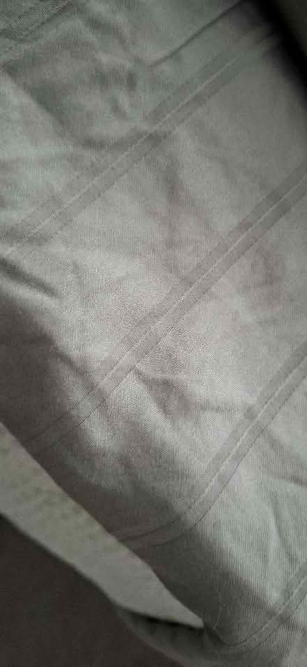Photo of free Grey stripe super king size duvet cover (Boughton Monchelsea ME17) #3