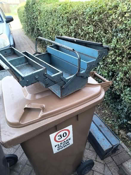 Photo of free Old metal cantilever toolbox (Allestree DE22) #3