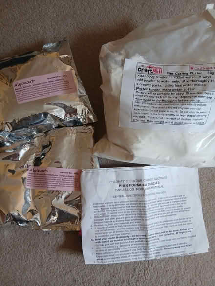 Photo of free Plaster casting kit. (Bear Flat) #1