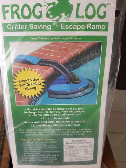 Photo of free Frog Log - Animal escape ramp (South Land Park) #1