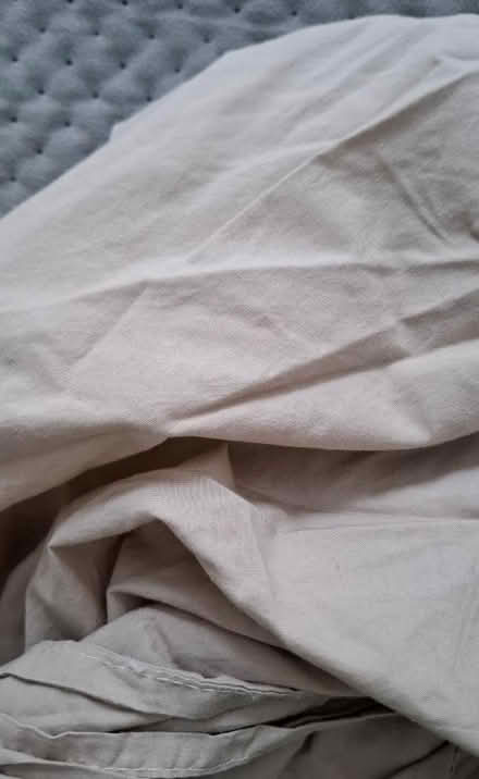 Photo of free Super king size fitted sheet (Boughton Monchelsea ME17) #2