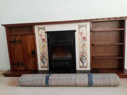 Photo of free Retro electric fire & surround (WA5) #1
