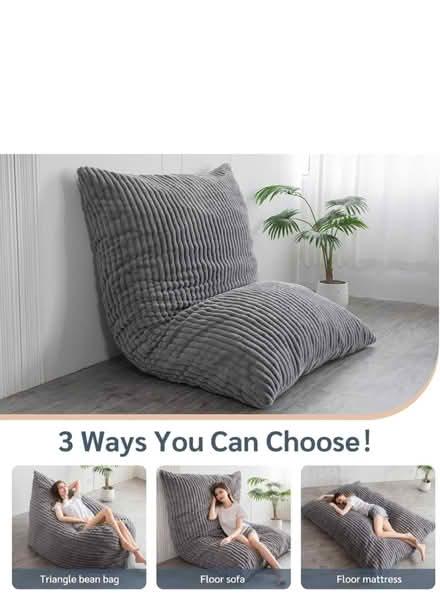 Photo of free Large bean bag (Blisworth) #2