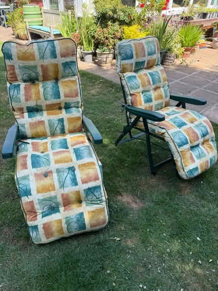 Photo of free 2 Reclining Chairs With Cushions (CT10) #1