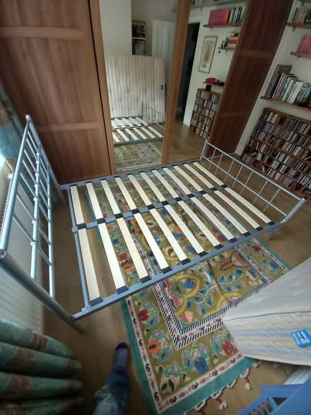 Photo of free Double bed frame (High Lane) #1