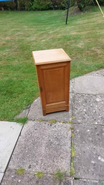 Photo of free Solid oak bedside cabinet (Wigmore, Gillingham) #1