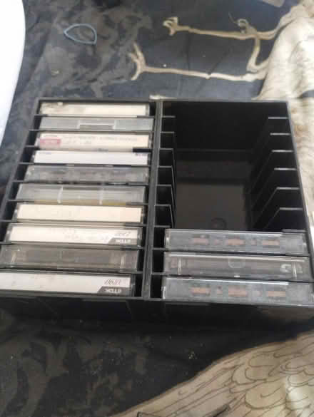 Photo of free Cassette holder (+ some old tapes) (Hollingdean) #1