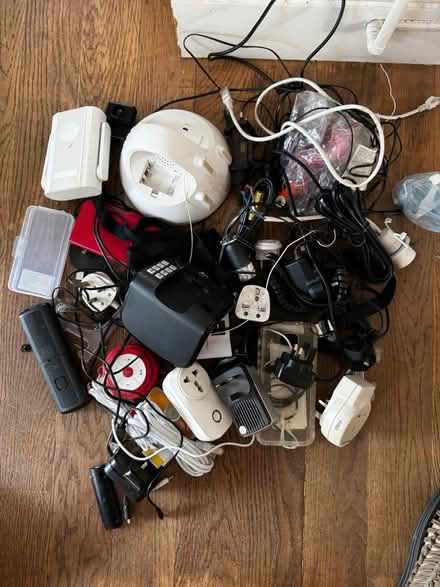 Photo of free Electrical leads clock phone etc (AL3) #3