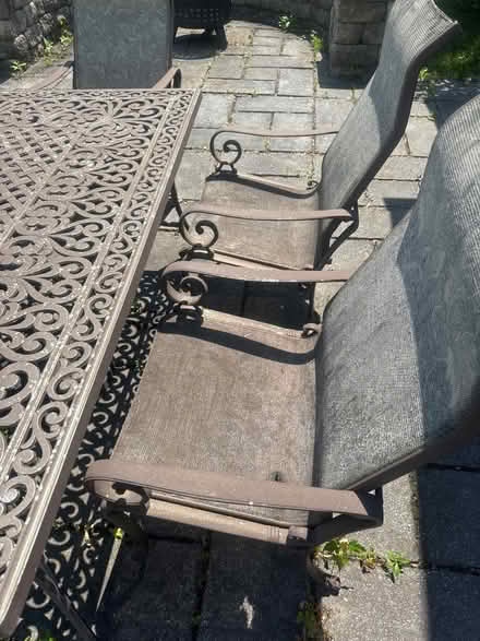Photo of free Patio Table and Chairs (Westampton) #2