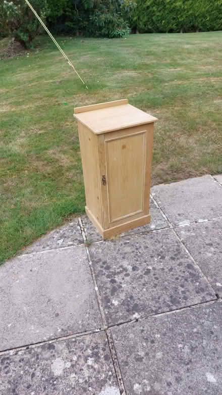 Photo of free Solid pine bedside cabinet (Wigmore, Gillingham) #1