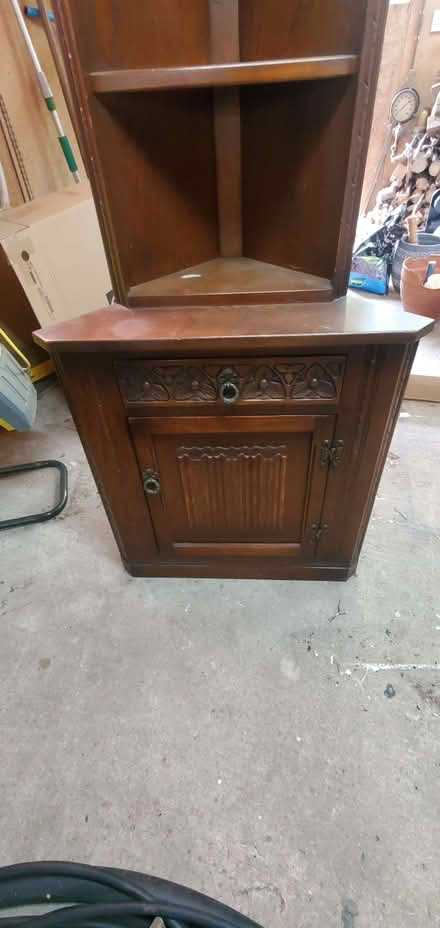 Photo of free Solid wood corner cabinet (Battledown GL52) #4