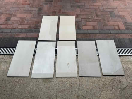 Photo of free 7x Various porcelain tiles 60x30cm (Kings Hill, ME19) #1