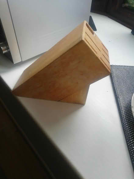 Photo of free Solid wood knife block (Chatham, ME5, Walderslade) #3