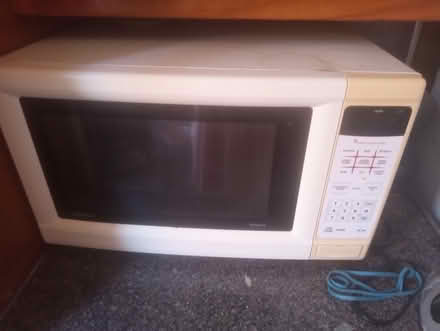 Photo of free Microwave, Toaster Oven, small bins (Kensington, Brooklyn) #1