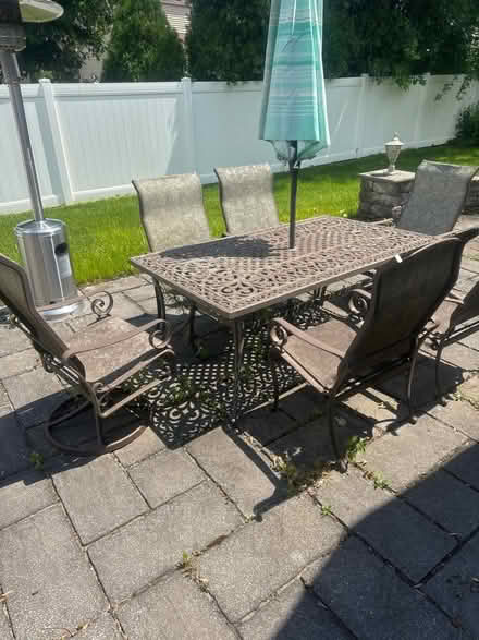 Photo of free Patio Table and Chairs (Westampton) #1