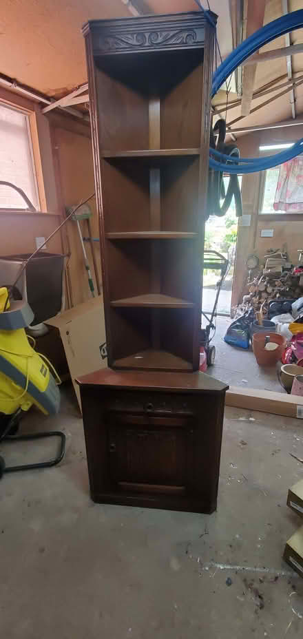 Photo of free Solid wood corner cabinet (Battledown GL52) #1