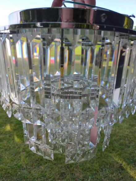 Photo of free 2no. Flush two tier glass pendents (Sarratt WD3 6AP) #3