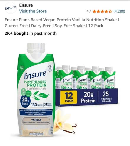 Photo of free Ensure plant based drink-new box (Lake Mohegan, NY) #1