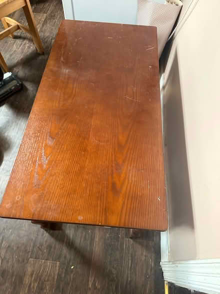 Photo of free Coffee table and a wooden chair (Bradford BD7) #3