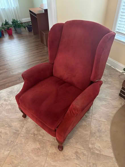 Photo of free Red Recliner (Dunkirk, MD) #4