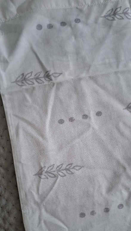 Photo of free 1 x pillow case (grey & white, reversible) (Boughton Monchelsea ME17) #4