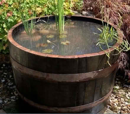 Photo of LARGE Watertight half barrel (West Heath B38) #1