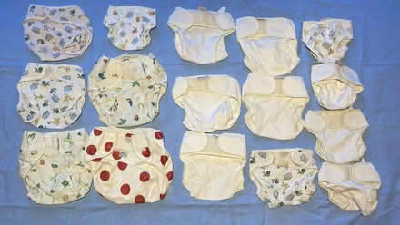 Photo of free Reusable Cloth Nappies Bundle - Flats/Prefolds and Nappy Wra (Hersham KT12) #1