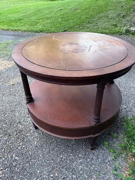 Photo of free Small round table (Hopewell jct, taconic & Rt 52) #1