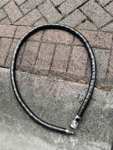 Photo of free Heavy motorbike lock (no key) (Allestree DE22) #1